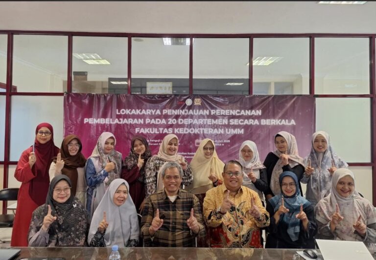 FK UMM Perkuat Mutu Pendidikan melalui Lokakarya Peninjauan Perencanaan Pembelajaran 20 Departemen
